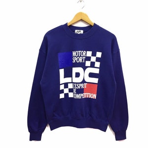 Rare!! Motor Sport Racing Team Spellout Pullover Jumper Sweatshirt
