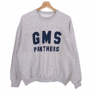 Rare!! Gms Panthers Rugby Spellout Pullover Jumper Sweatshirt