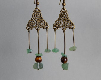 Boucles d'oreilles celtiques