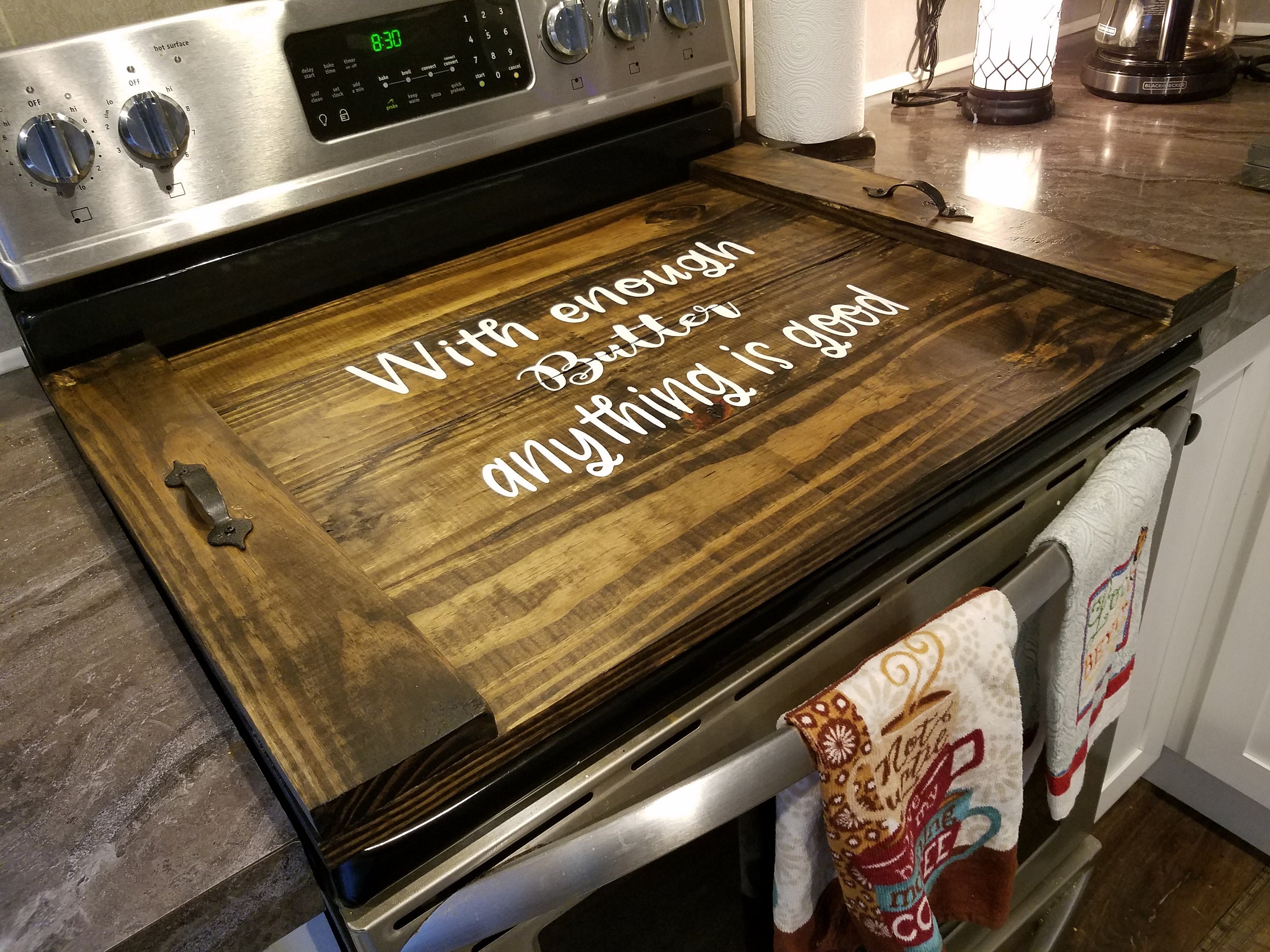 Stove Top Cover  DIY with custom design 