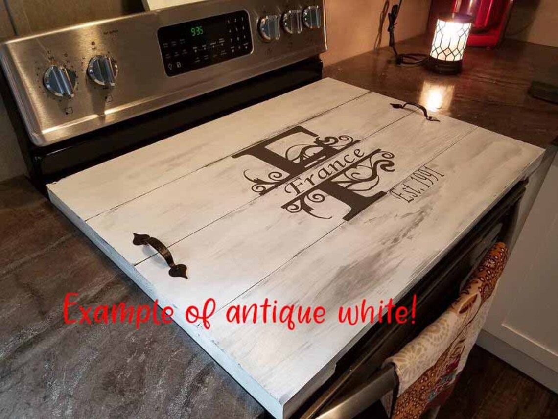 Custom Handmade Stove Top Cover Wooden Cover funny Sayings Etsy