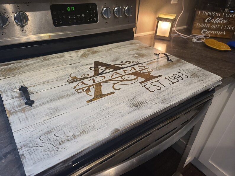 Wooden Stove Cover Stove Burner Covers Noodle Board Stove Etsy