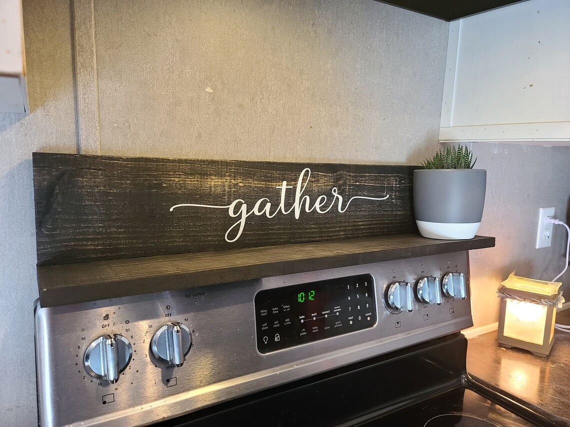 Stove Top Rackspice Rackstove Top Cover Rack Over the Stove Etsy