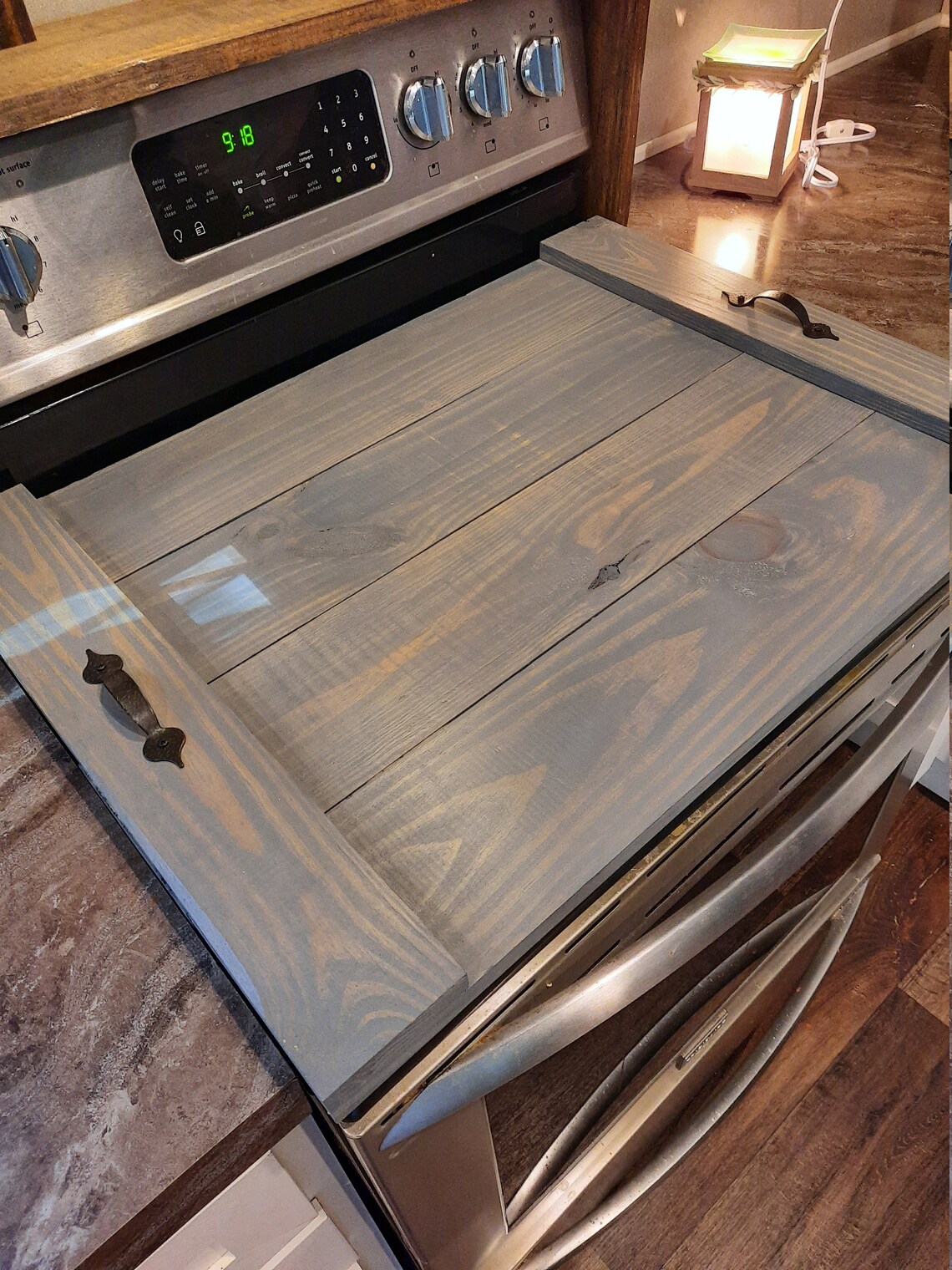 Custom handmade stove top cover Electric stove top cover Etsy