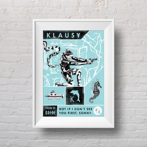 Friend or Dafoe - Klausy Mini-Print - The Life Aquatic