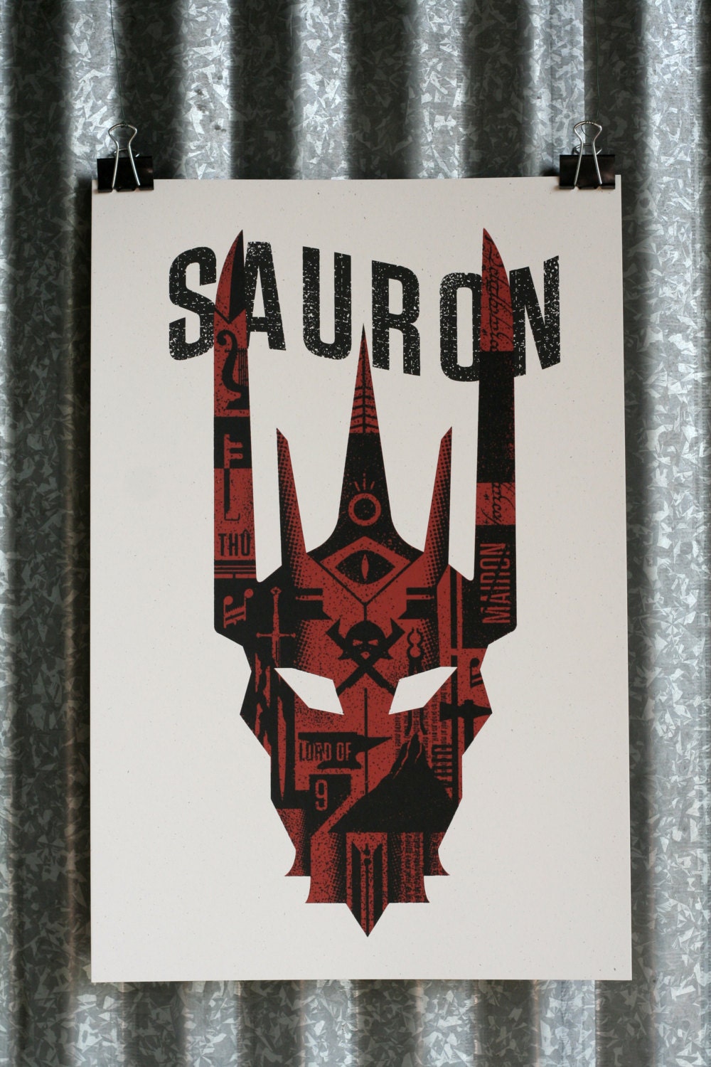 Sauron Art Print - Lord of the Rings