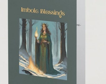Brigid Imbolc Greeting Card 5x7 *DIGITAL DOWNLOAD*
