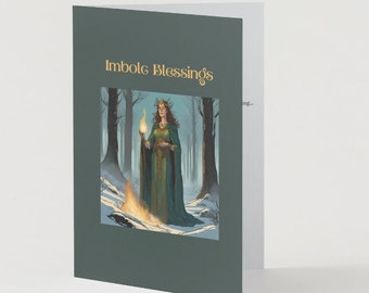 Brigid Imbolc Greeting Card 5x7