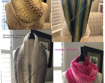 Crocheted Infinity Scarf & Headband