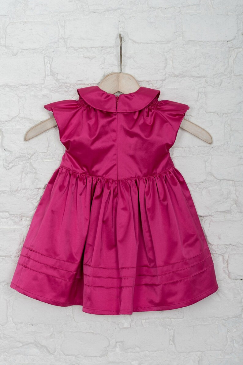 Toddler Birthday Dress Raspberry Baby Dress Raspberry Etsy