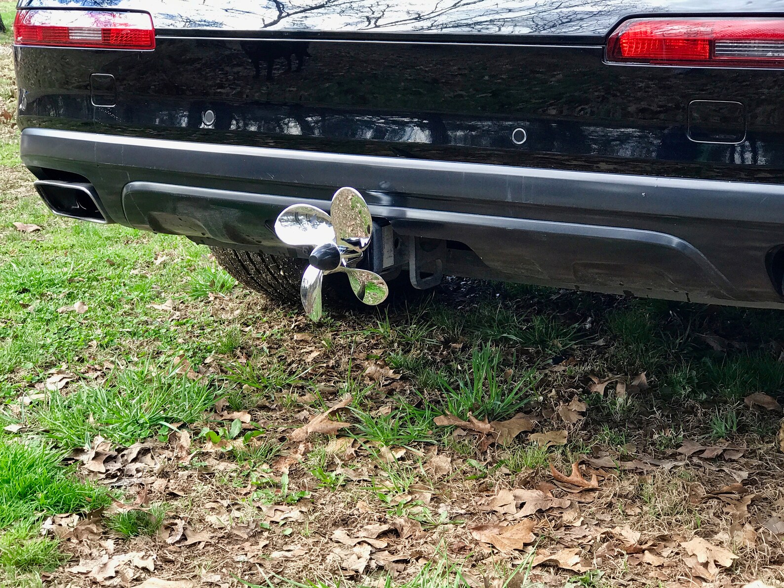 Propeller Hitch Cover 4 Blades Spins Freely Etsy