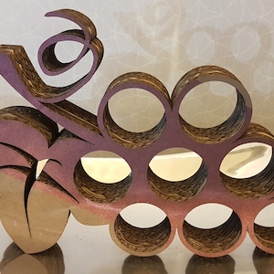 Porta-guardanapos, cartão, cacho de uvas, prático e leve. Decoração de casa. Cartão artístico. Pendure ou fique de pé