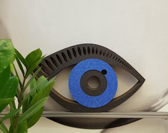 Occhio EYE, elemento decorativo, cartone doppiato, appendere o appoggiare, leggera