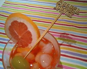 Set 6 Topper, spritz, oliva, arancio