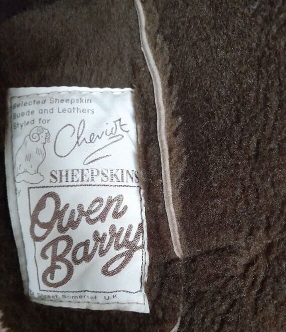 Owen Barry Ladies Sheepskin Coat UK Size 12/14 - … - image 5