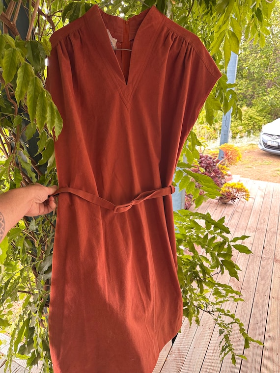 Rust coloured Vintage dress