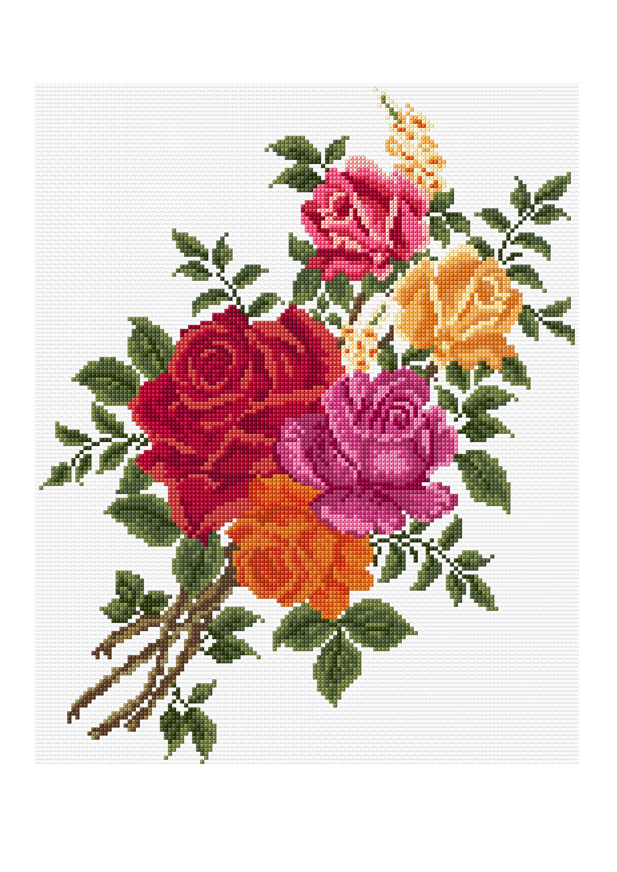 Floral Cross Stitch Pattern Collection of More Than 70 Patterns