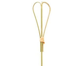 100/Pack - Party Supplies 5.9inch/150mm Disposable Cocktail Fruit Natural Heart Bamboo Skewers