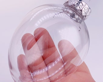 100 Pieces x DIY Paintable Shatterproof Fillable Home Xmas Christmas Decoration Ornament 4 Inch (100*80mm) Plastic Egg