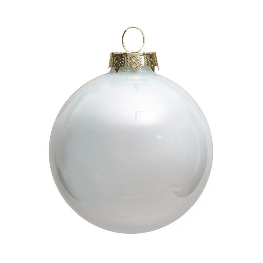 5 Pieces X DIY Paintable Fillable Christmas Decoration Ornament 3.15 ...