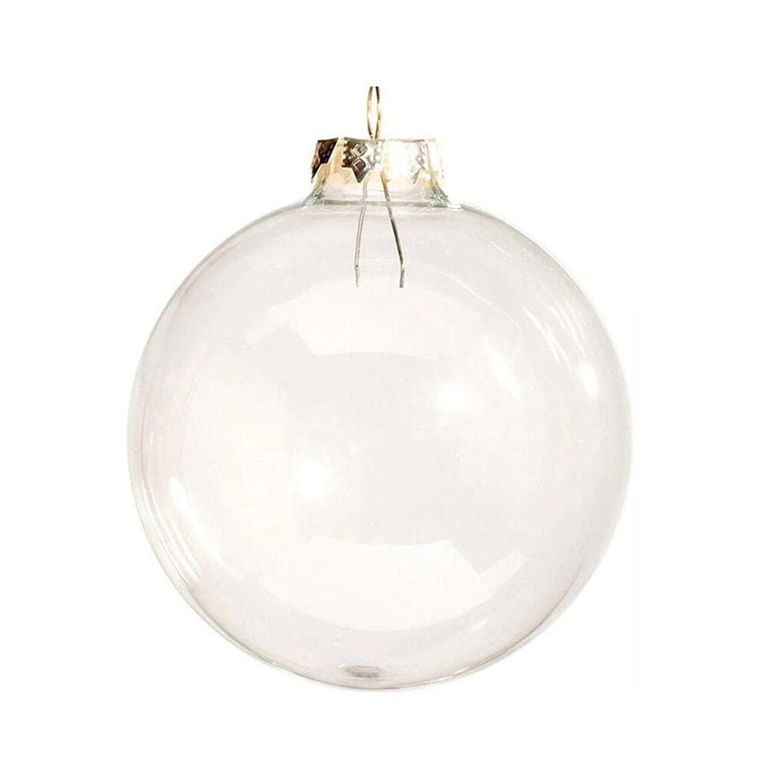 4 Pieces X DIY Paintable Fillable Home Xmas Christmas Decoration ...