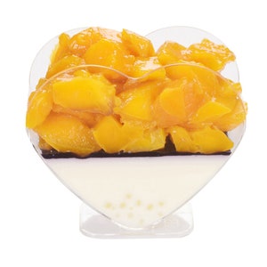 20 Pieces - Party Supplies Disposable Plastic Tableware, 3.7oz/3.1*2in(110ml/80*50mm) Transparent Heart Dessert Cup