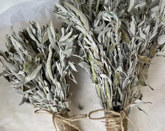 Aromatherapy Sage Shower Steamers, Rosemary Lavender, Dried Shower Bunch