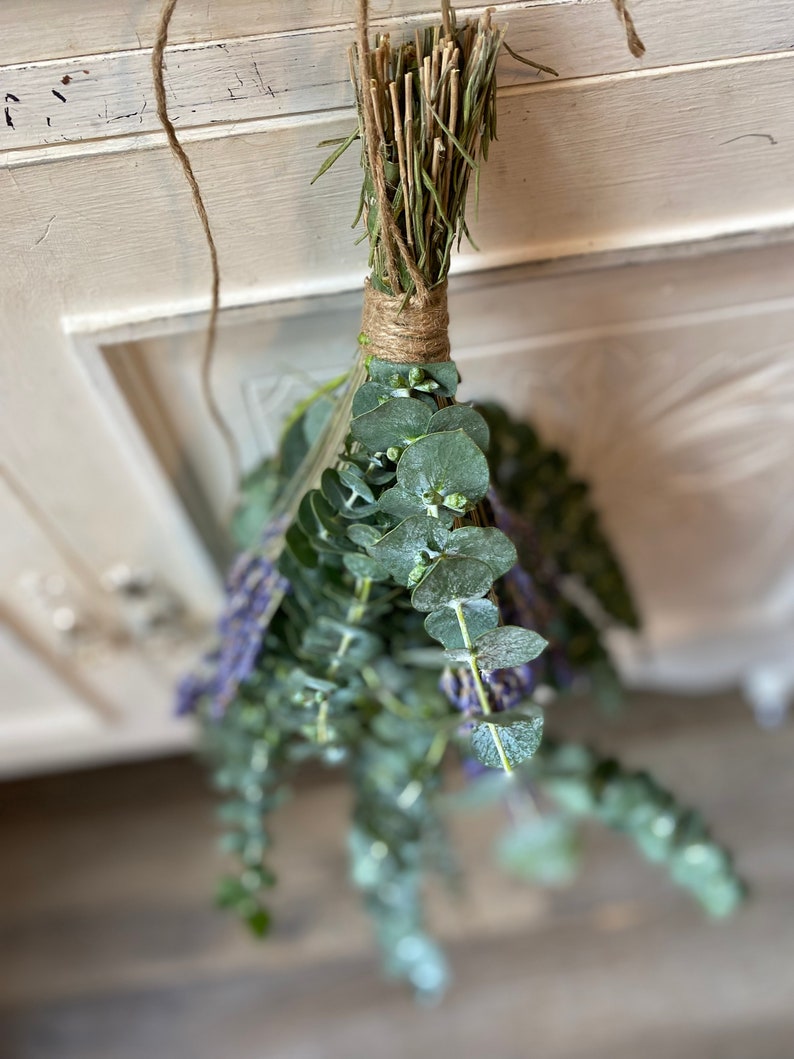 Aromatherapy Eucalyptus shower steamers, rosemary, lavender aromatherapy, dried shower bunches, shower hanging eucalyptus, aromatherapy image 5