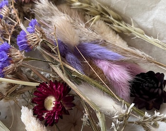 dried flower craft box for card making, crafting, decorating