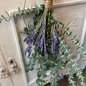 Aromatherapy Eucalyptus shower steamers, rosemary, lavender aromatherapy, dried shower bunches, shower hanging eucalyptus, aromatherapy image 3