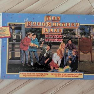 The Baby Sitters Club Mystery Game Board Game Vintage 1990s from Daysela&#39;s Small Little Shop of Strange and Unusual. Retro 90s Games.