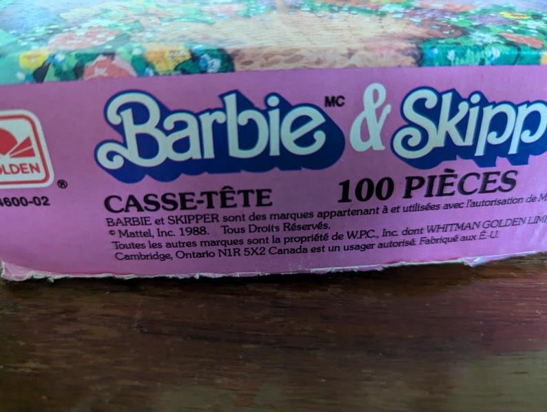 Barbie 1988 Super Style Barbie et Skipper Fabriqué en Malais 990