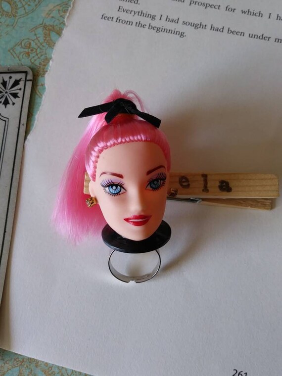 barbie head ring