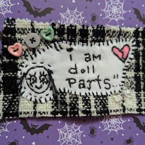 misFiT paTches by Daysela. I Am DoLL Parts from Daysela's smaLL little shoP of stranGe and UnusuaL.