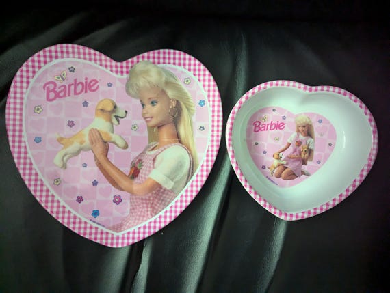 Barbie plate set sale