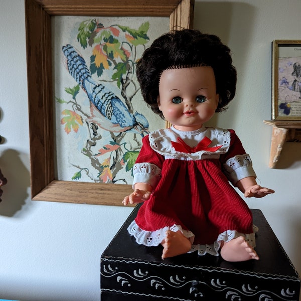 Introducing Baby DoLL Robertah from Daysela's Haunted Doll Collection. Vintage 1968 Feed and Wets Doll. Rubber Plastic Dolls. DollCore Gifts