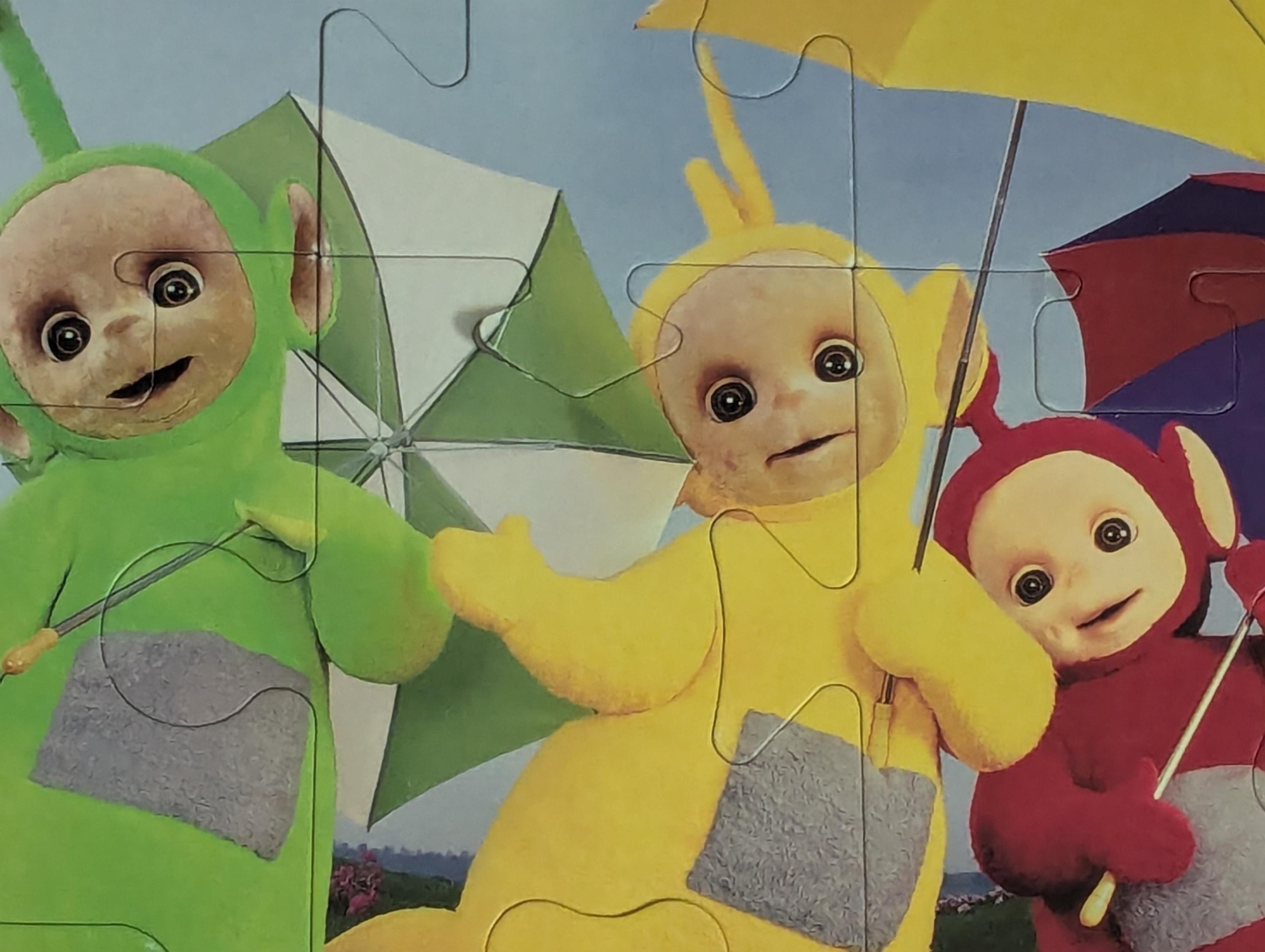 Teletubbies Vintage Set From Daysela's Unwanteds. Teletubbies Vintage  Fitted Bedsheet. Teletubbies Vintage Kid's Puzzle. Teletubbies Puzzle - Etsy, image size:3000x2258