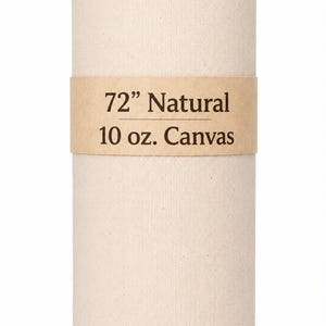 Sedona Designz 72" Wide 10oz Cotton Duck Canvas Fabric – Heavyweight 100% Cotton, Durable for Upholstery, Crafts, Painting, Drapes & DIY