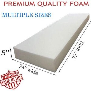 Medium Density Upholstery Seat Foam Cushion Replacement, Home, Auto, Crafts Etc bild 7