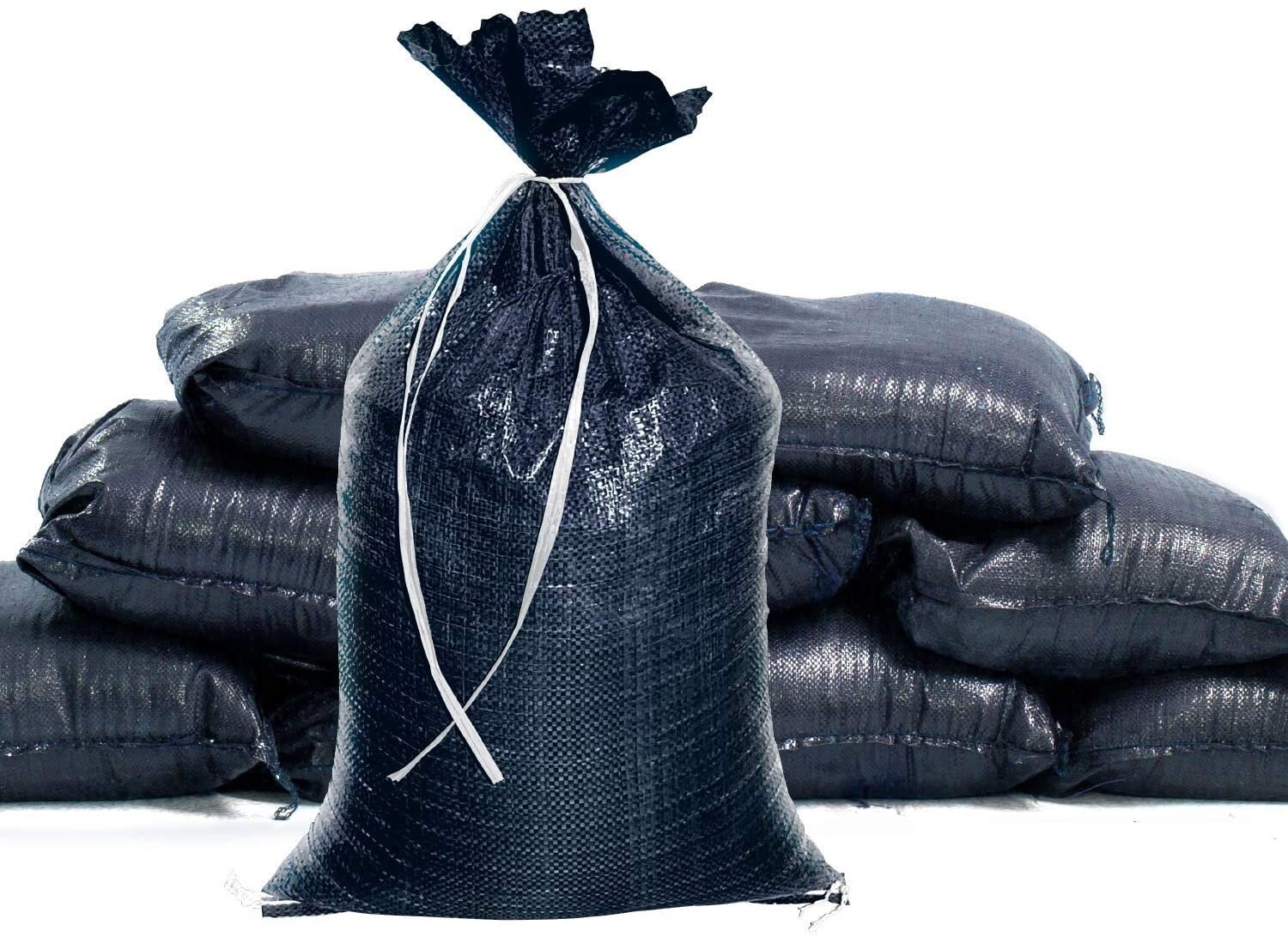 Sacchi - 25 Orange - Vuota Sabbia Borse Per Alluvione - Poly Da Sandbaggy - Foto 6