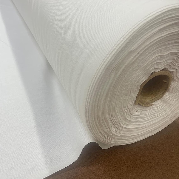 Cotton Duck Canvas White 7oz. 60 Inch Wide by The Yard - WHITE