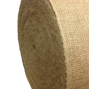 120&quot; Wide 100% Natural Jute Upholstery Burlap Seamless with Double Folds - FREE SHIPPING