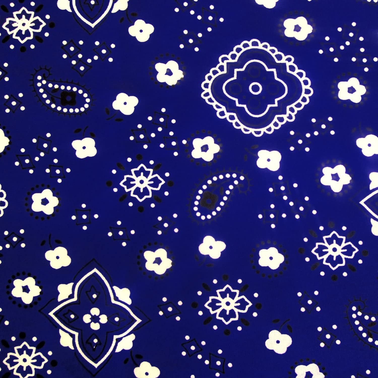 Bandana ROYAL BLUE Poly Algodón 58 Pulgadas de tela ancha Etsy