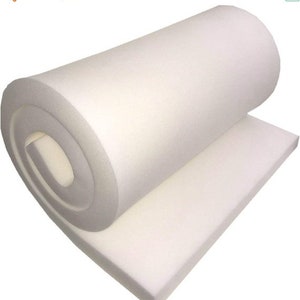 Foamma 1 x 24 x 48 High Density Upholstery Foam Padding, Thick-Custom  Pillow, Chair, and Couch Cushion Replacement Foam, Craft Foam Upholstery