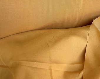 GOLD 60'' Poly Poplin Polyester Superior Quality Fabric by the Yard