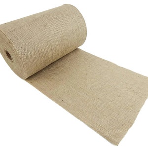 14&quot; Wide 100 Yards 100% Natural Jute Upholstery Burlap Roll - FREE SHIP