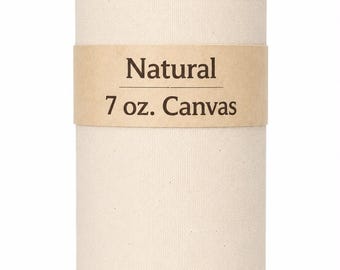 Cotton Duck Canvas Natural 7oz. 60 Inch Wide by the yard