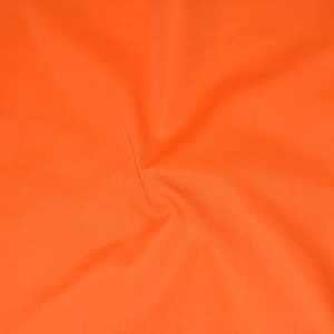 ORANGE 60&quot; Wide Premium Cotton Blend Broadcloth Fabric by The Yard