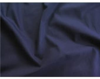 NAVY BLUE 60" Wide Premium Cotton Blend Broadcloth Fabric by The Yard