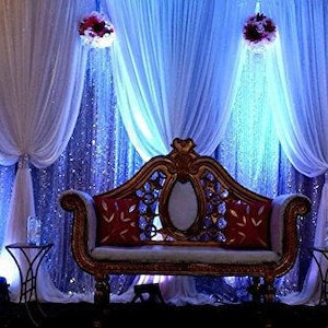 115&quot; x 216&quot; Chiffon Drapes Panels for Event Decor - Backdrop Draping